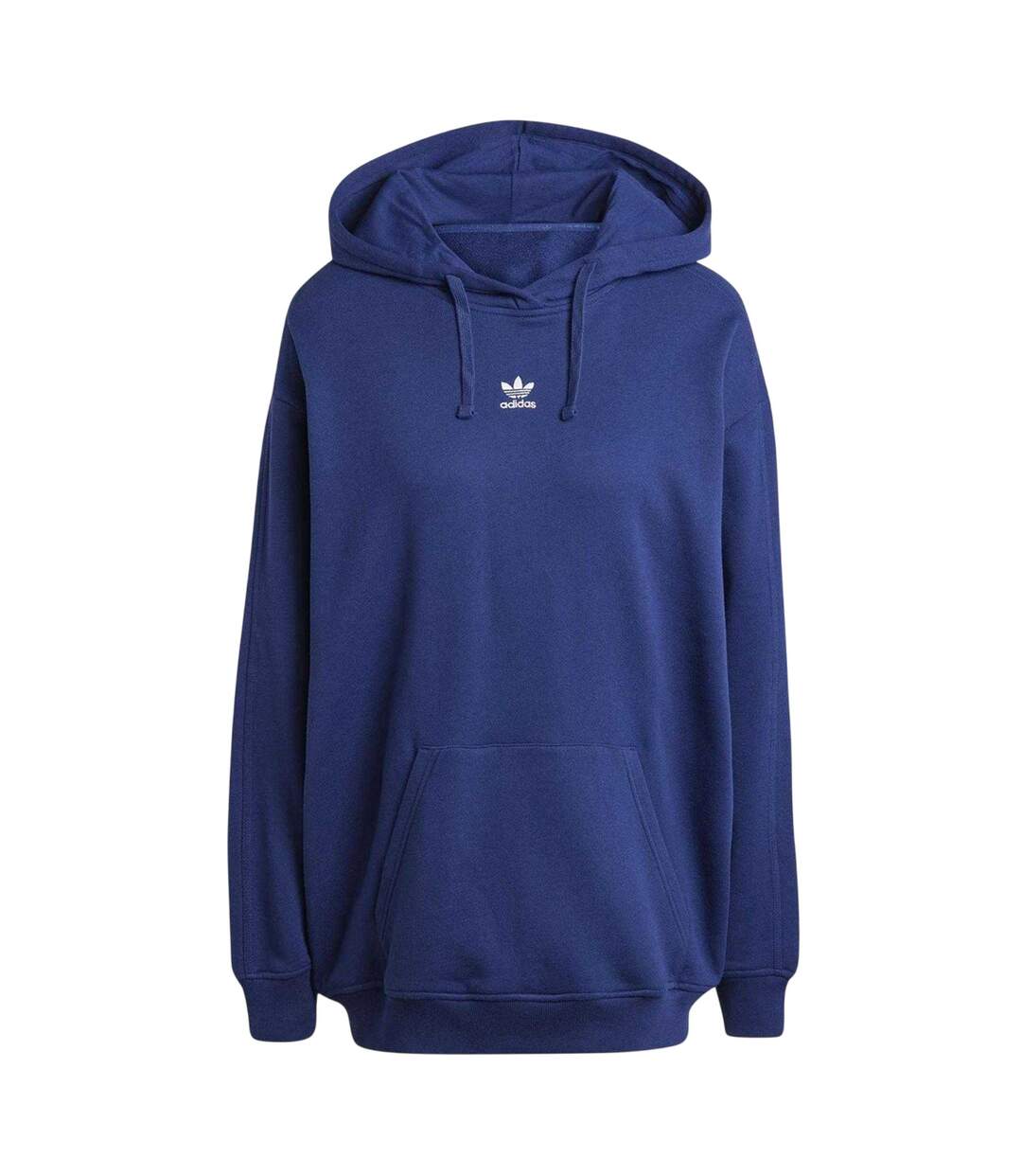 Sweat À Capuche Essential Femme Bleu Foncé Adidas-2
