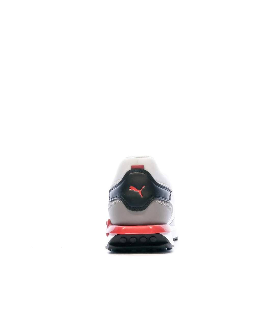 Baskets blanche homme puma city rider ripstop-3