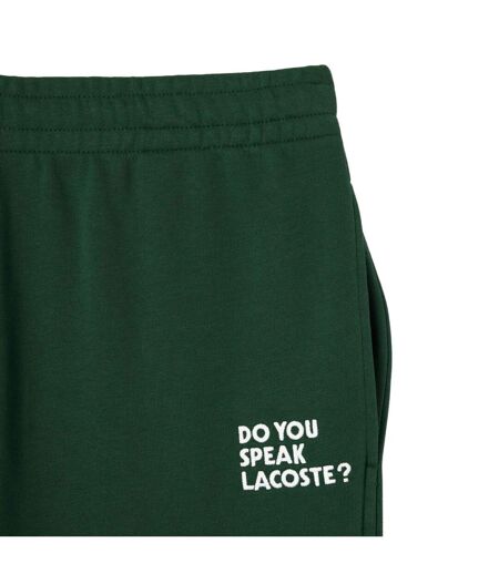 Unisex Adult Relaxed Fit Jogging Bottoms Green Lacoste