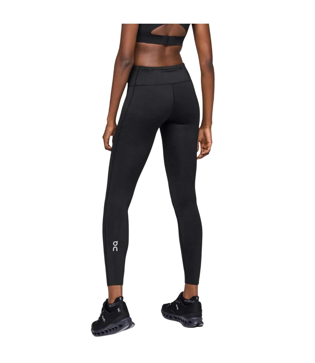 Womens/ladies Running Tights Black On Running-3