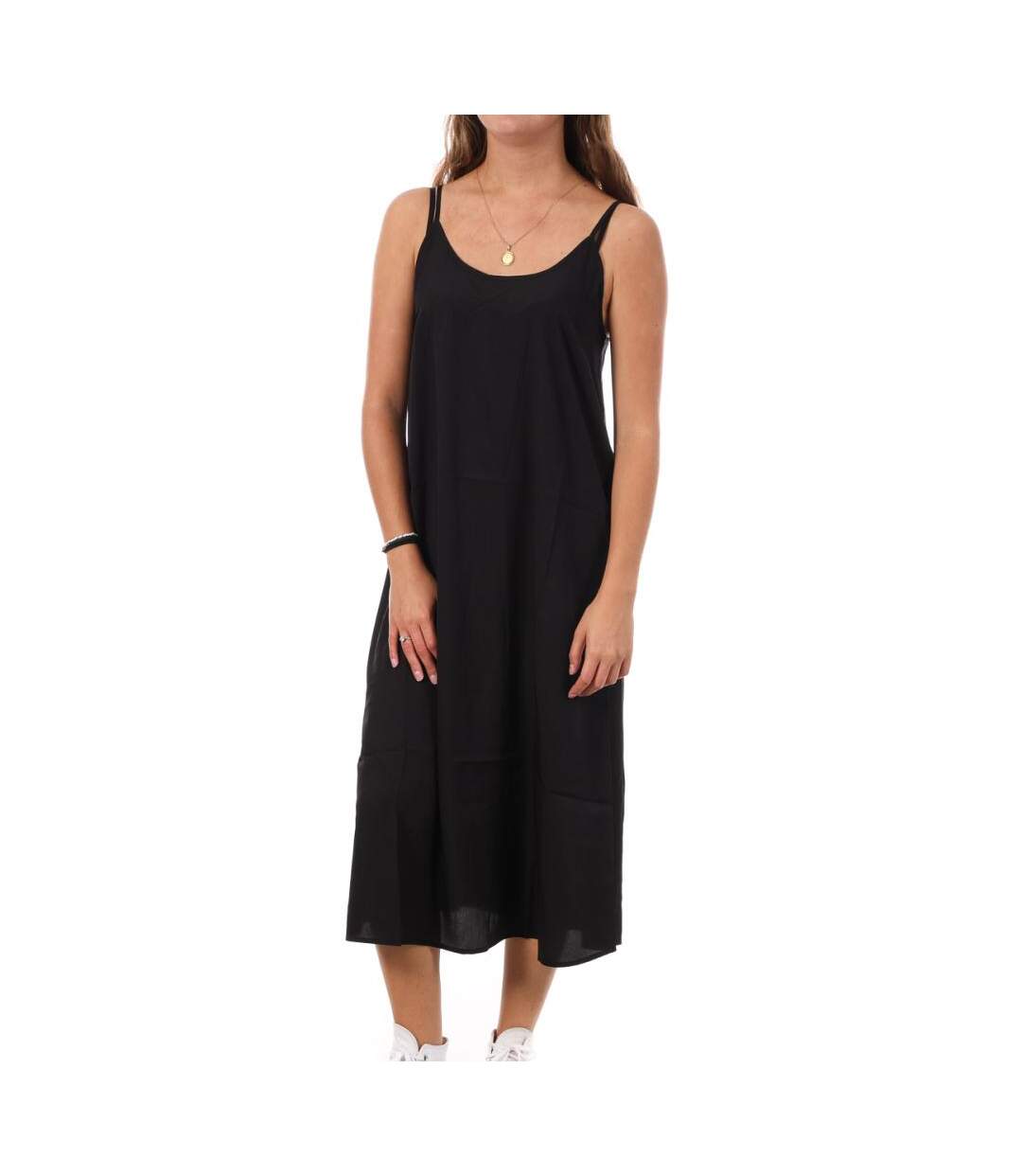 Robe Noire mi-longue Femme Vero Moda Jeanett - L-1