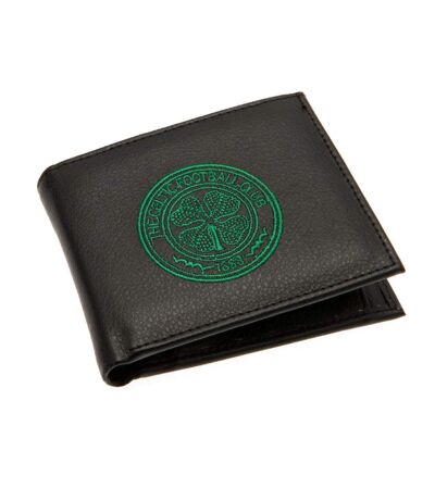 Celtic FC Embroidered Wallet (Black/Green) (One Size) - UTTA4834