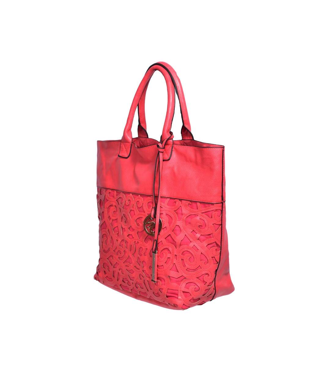 Sac shopping femme - Sac caba synthétique couleur fushia