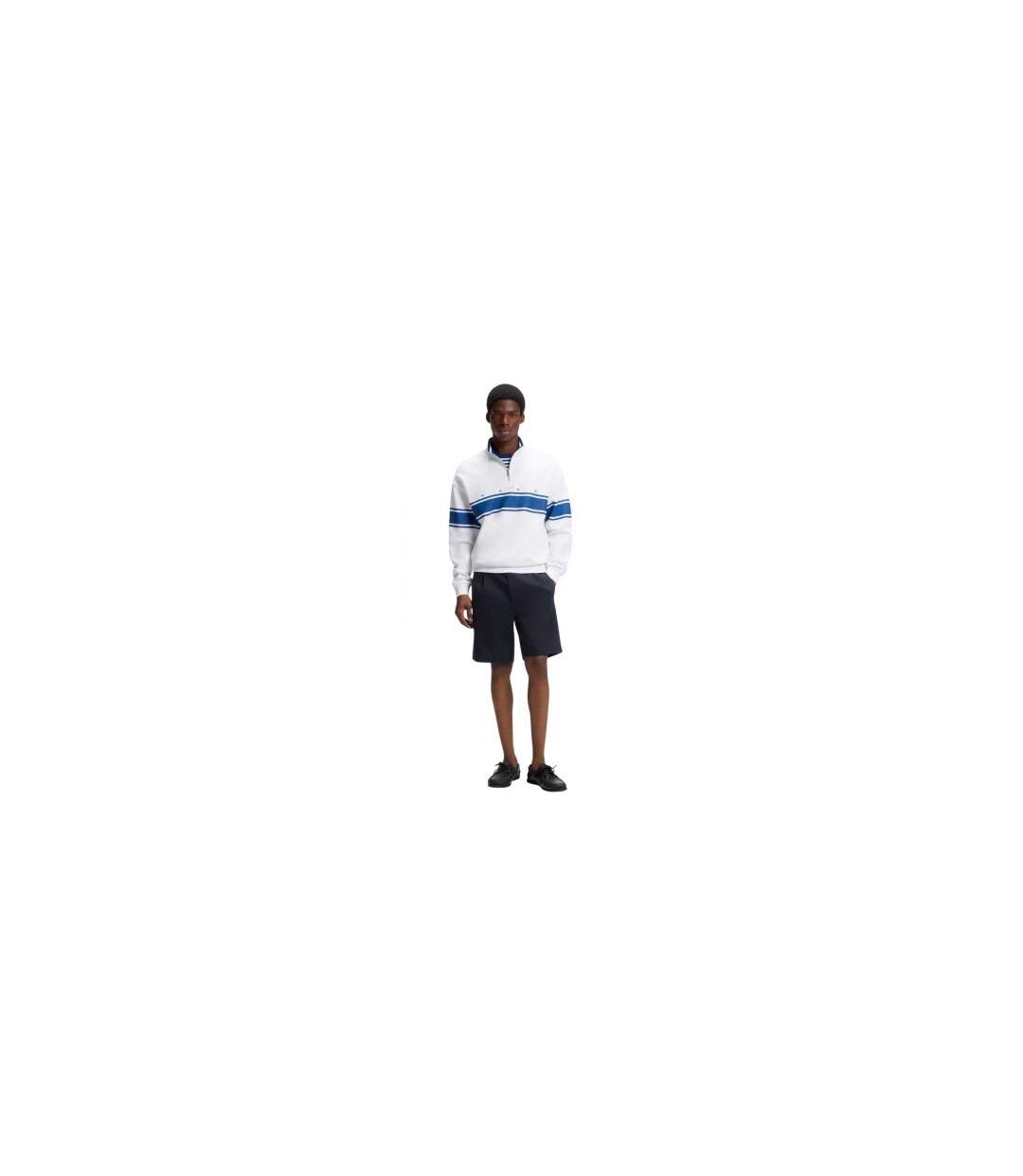 Short Chino Homme Bleu Foncé Hugo-1