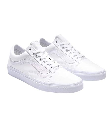 Chaussures Old Skool Homme Vrai Blanc Vans