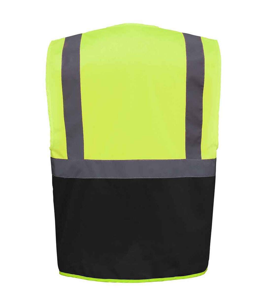 Unisex Adult Executive Hi-vis Waistcoat Yellow Black Yoko-2