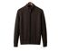 Cardigan homme WINCHESTER CAIMAN2N zippé noir : l'alliance parfaite de la laine et du style raffiné-2