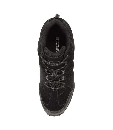 Mountain Warehouse Womens/Ladies Suede Outdoor Walking Shoes (Black) - UTMW168