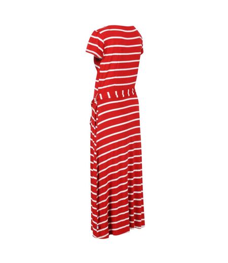 Robe chemisier maisyn femme rouge / blanc Regatta