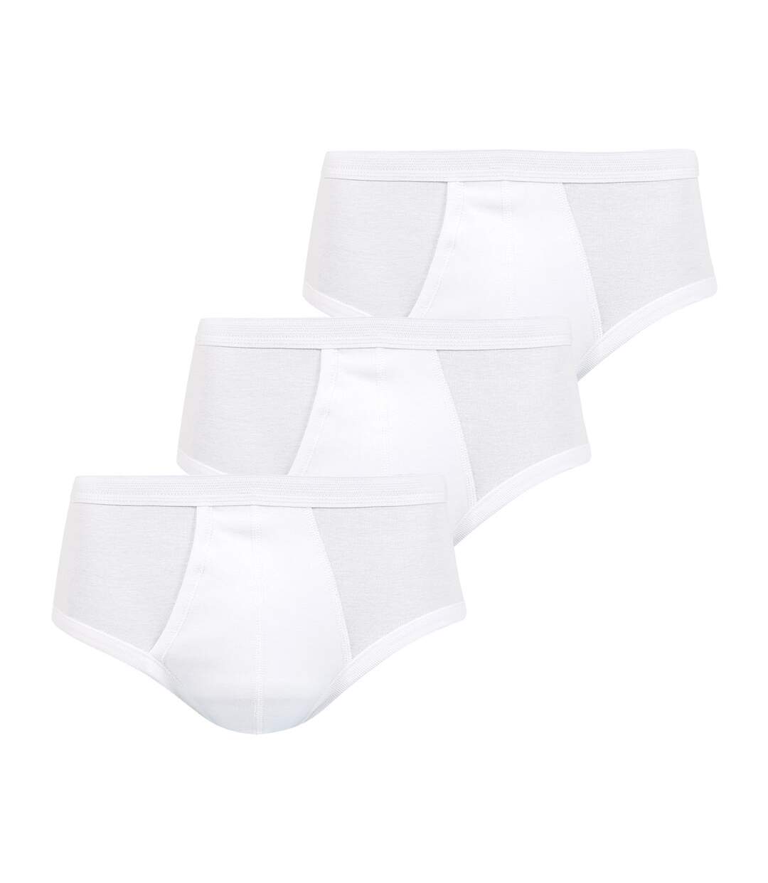 Lot de 3 slips homme taille haute ouvert Les Classiques