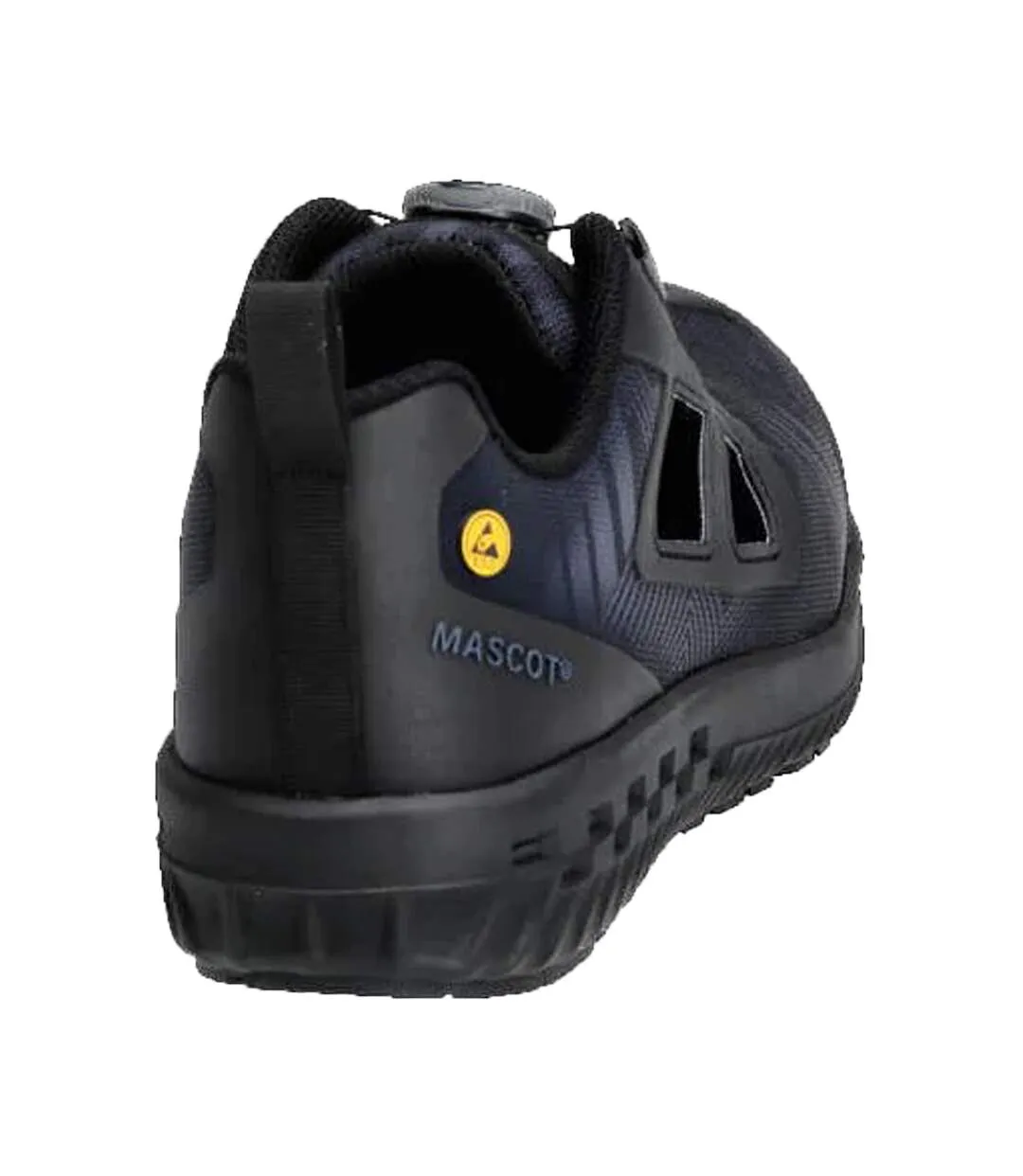 Mens Logo Safety Shoes Stone Blue Black Mascot-2