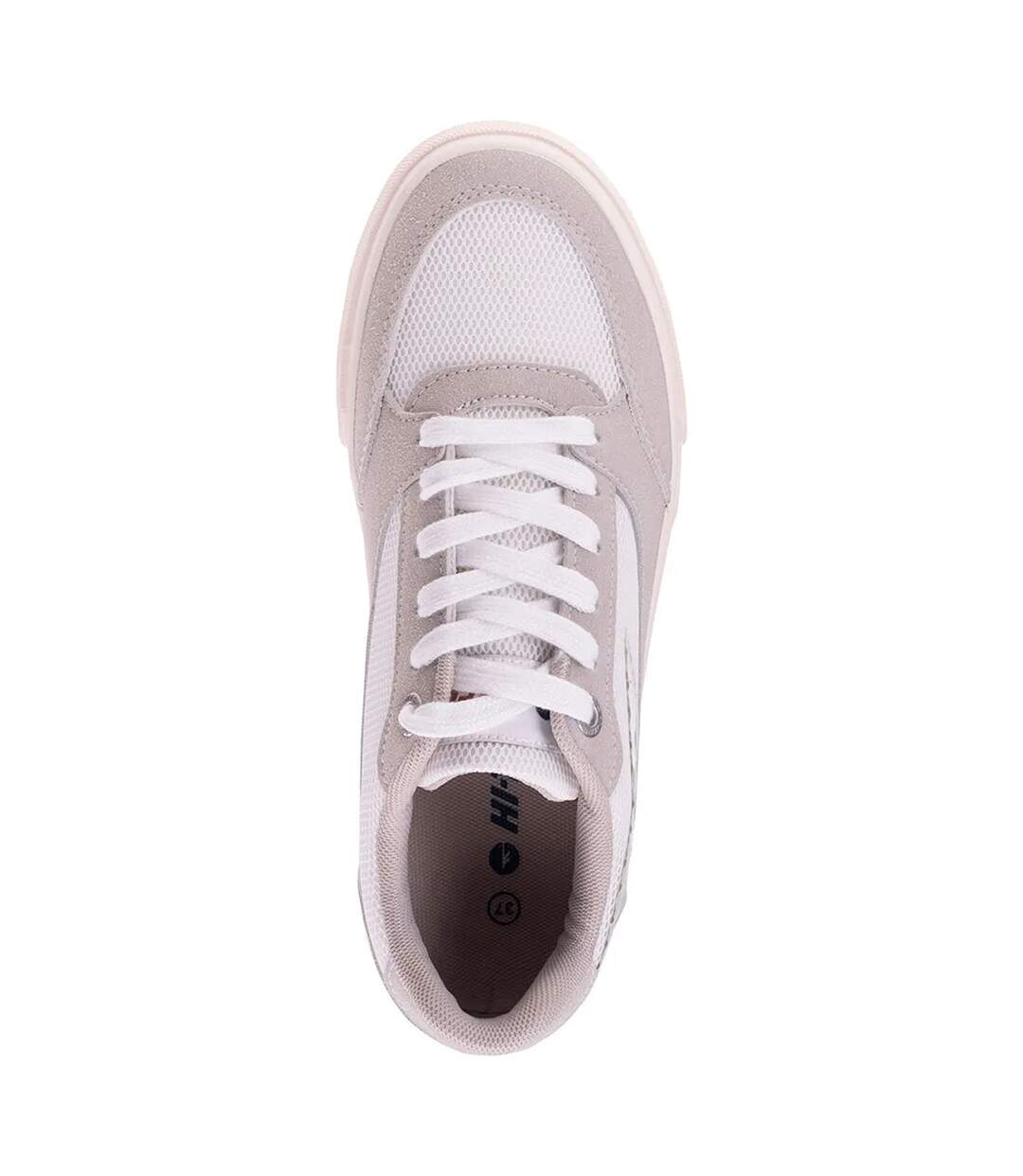 Baskets Morin Femme Gris Clair Blanc Hi-Tec-3