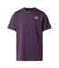 Mens Simple Dome Regular T-shirt Dusky Purple The North Face-2