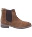 Cotswold Mens Corsham Town Leather Pull On Casual Chelsea Ankle Boots (Camel) - UTFS5155