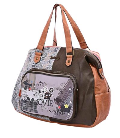 Sac à  Main Chic Gris avec Poignées Confortables pour Femme