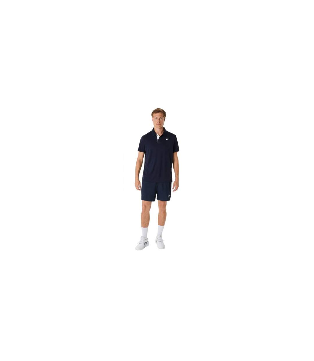 Mens Lightweight Tennis Polo Shirt Blue Asics-1