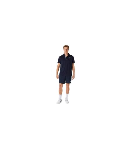 Mens Lightweight Tennis Polo Shirt Blue Asics