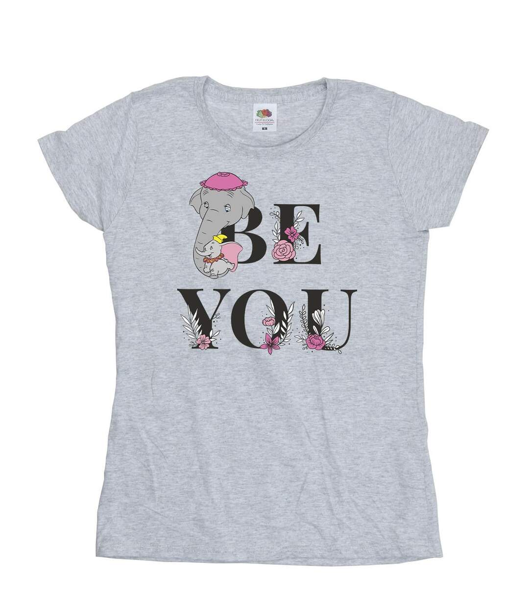 Disney - T-shirt DUMBO BE YOU - Femme (Gris chiné) - UTBI16415-1