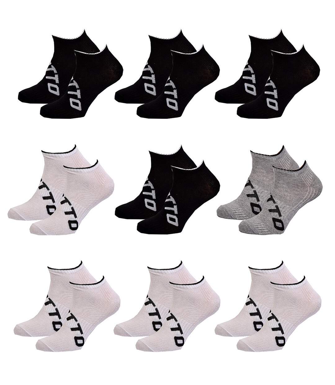 Chaussettes homme LOTTO SNEAKER Pack de 9 Paires SNEAKERS LOTTO-1