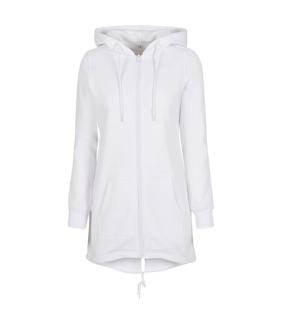Parka Sweat Femme Blanc Build Your Brand-1