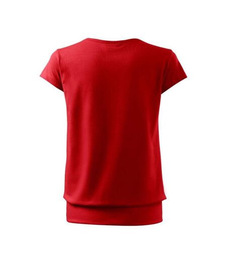 T-shirt City Femme Rouge Adler
