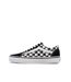 Baskets blanches/noires homme vans old skool checker-1