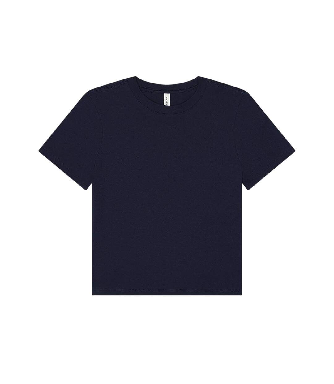 T-shirt Femme Bleu Marine Bella + Canvas-1