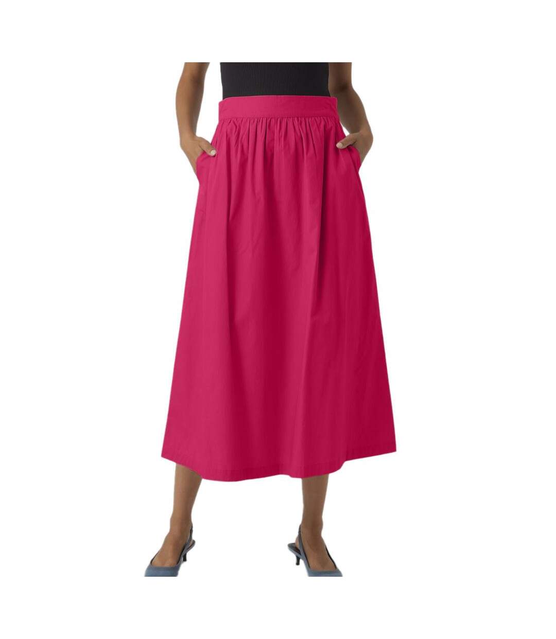 Jupe rose femme vero moda tine-1