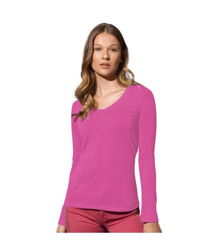 Stedman - T-shirt à manches longues CLAIRE - Femme (Violet) - UTAB392