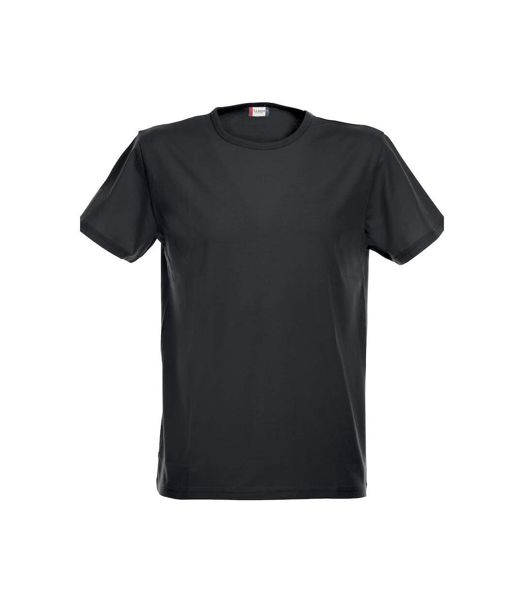Mens Stretch T-shirt Black Clique-1
