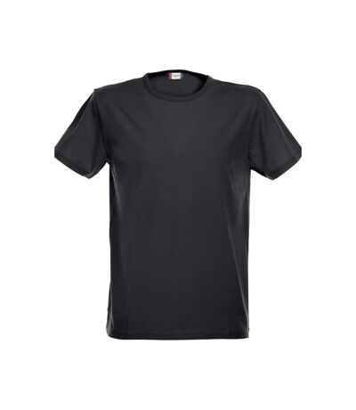 Mens Stretch T-shirt Black Clique