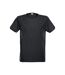 Mens Stretch T-shirt Black Clique-1