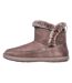 Womens/ladies Campfire Flat Slippers Dark Taupe Skechers-2