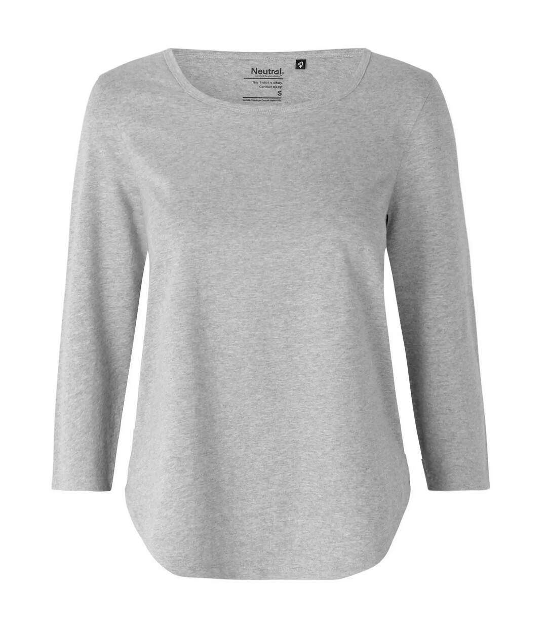 T-shirt Femme Gris Chiné Neutral-1