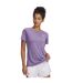 Womens/ladies Twist Short-sleeved T-shirt Purple Under Armour-4