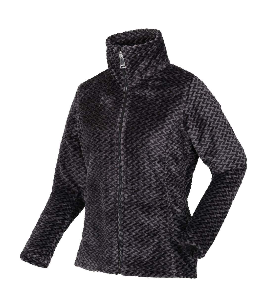 Veste polaire heloise femme noir tressé Regatta-3