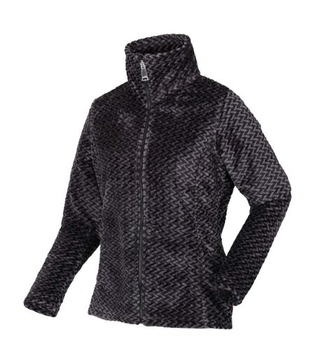 Regatta Womens/Ladies Heloise Marl Full Zip Fleece Jacket (Light Vanilla Plait) - UTRG6125