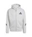 Mens Z.n.e. Full Zip Hoodie Medium Heather Grey Adidas-2