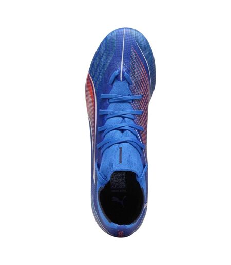 Womens/ladies Ultra Match+ Firm Ground Football Boots Blue White Puma