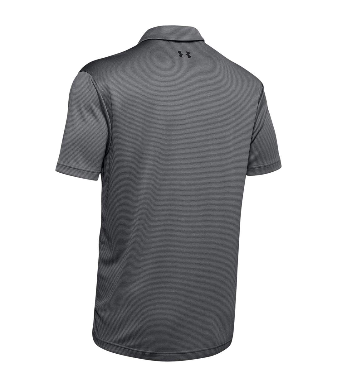 Polo Motif/style Tech Homme Anthracite Noir Under Armour-3