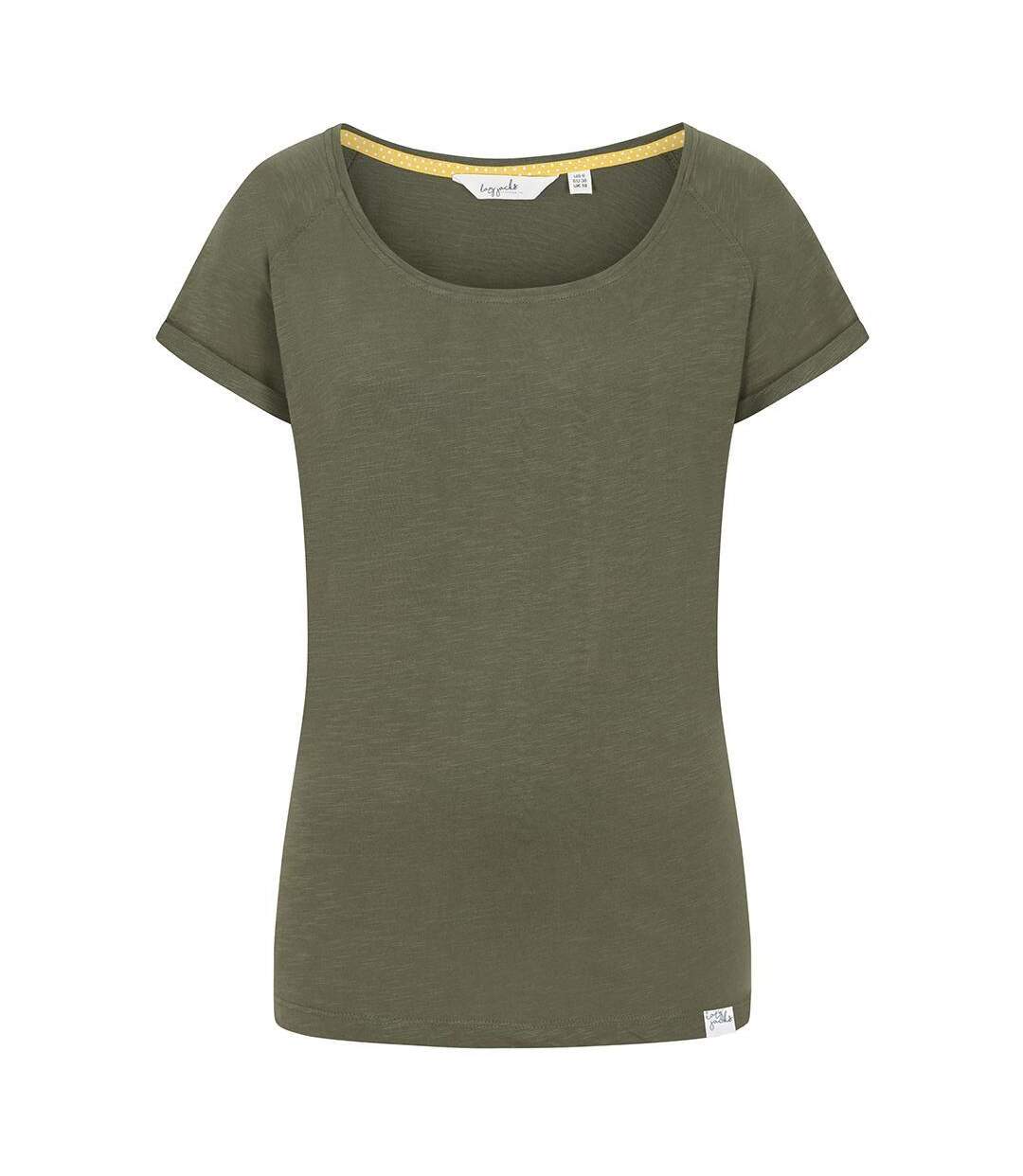 T-shirt Femme Kaki Lazy Jacks-1