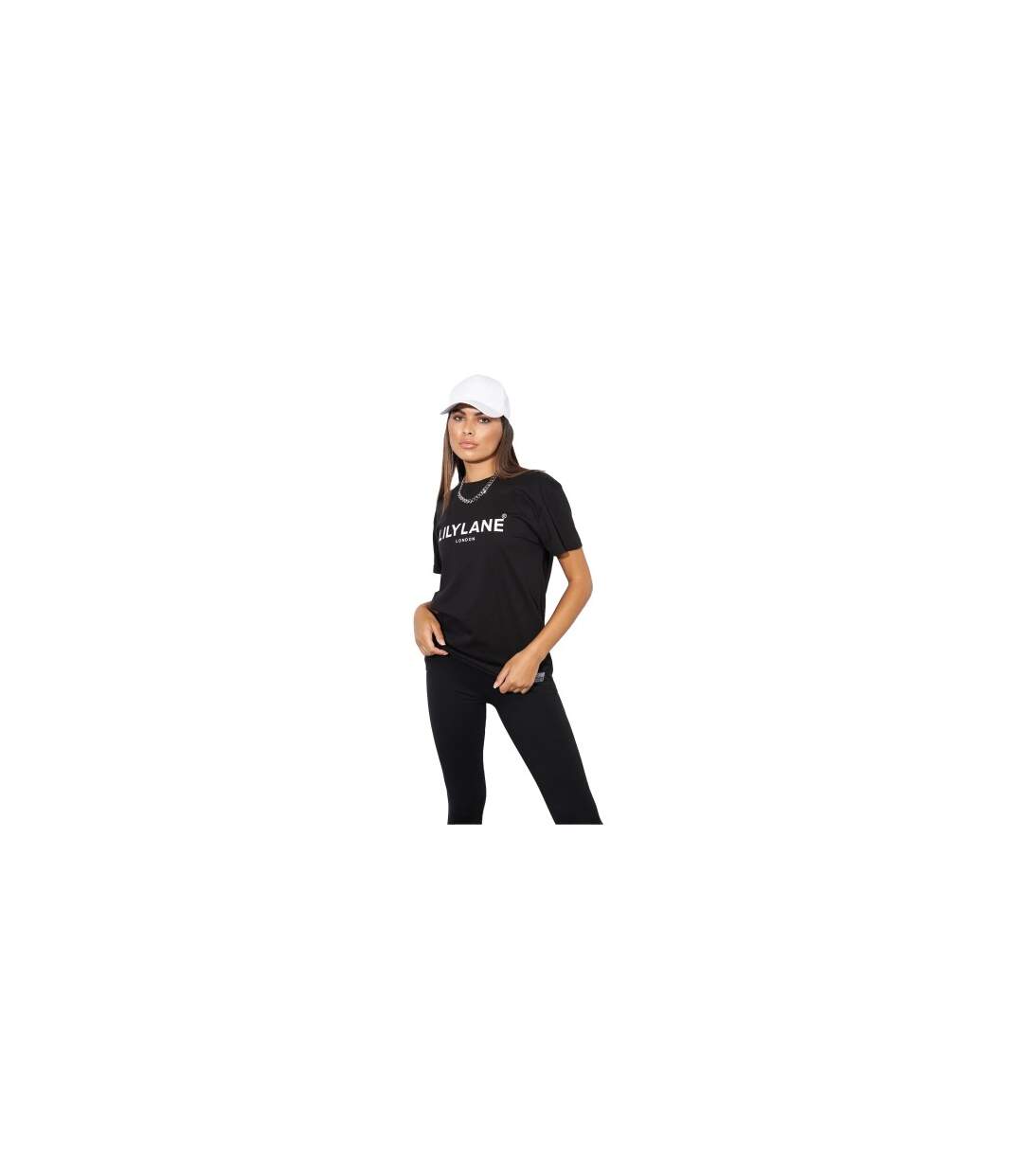 T-shirt Eliana Femme Noir Lily Lane-1