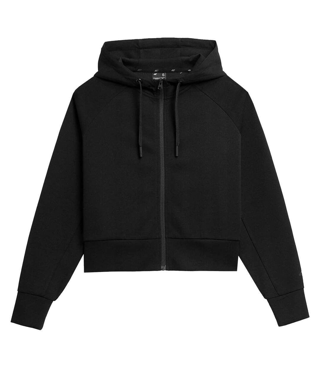 Veste À Capuche H4z22 Bld027 Femme Noir 4F-2