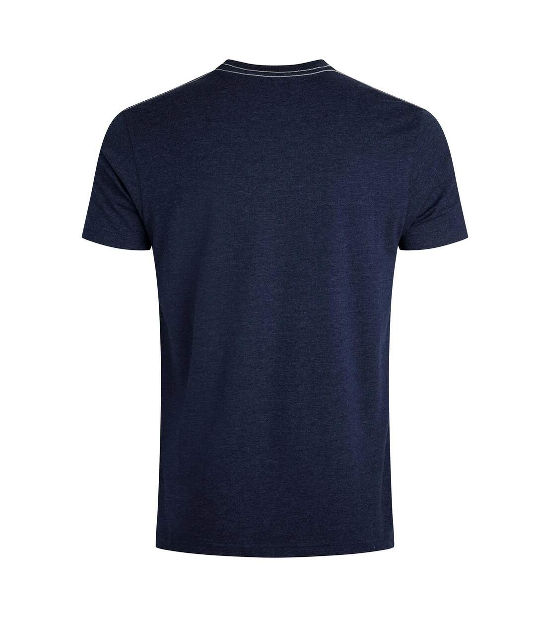 Mens hang loose graphic t-shirt dark blue Weird Fish-2