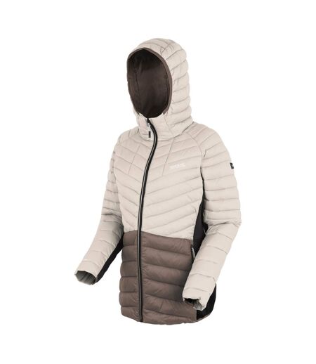 Doudoune Matelassée Leedre Femme Blanc Cassé Marron Noir Regatta