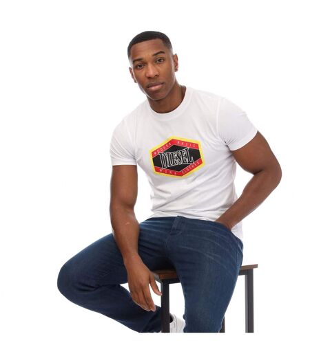 Mens T-diegor 15-i T-shirt White Diesel