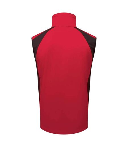 Mens Wx2 Eco 2 Layer Softshell Body Warmer Deep Red Portwest