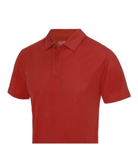 Polo Cool Homme Rouge Feu Just Cool