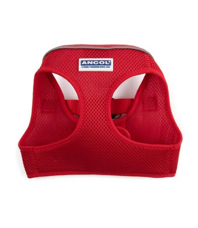 Step-in dog mesh harness m 46 54cm red Ancol