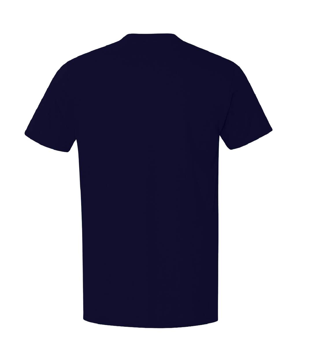 Mens Short Sleeve Soft-style T-shirt Navy Blue Gildan-3